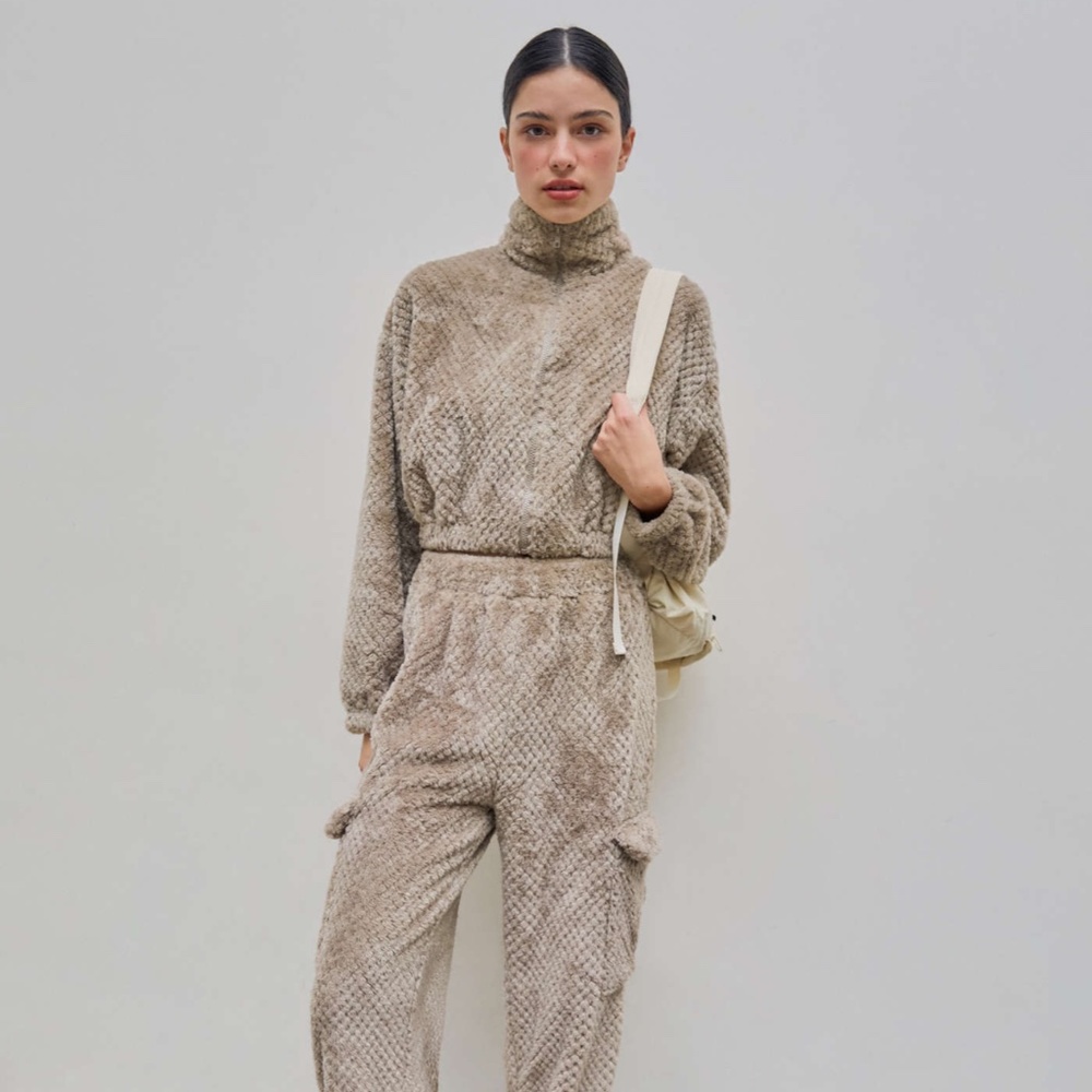Cider plush jacket and pants XS